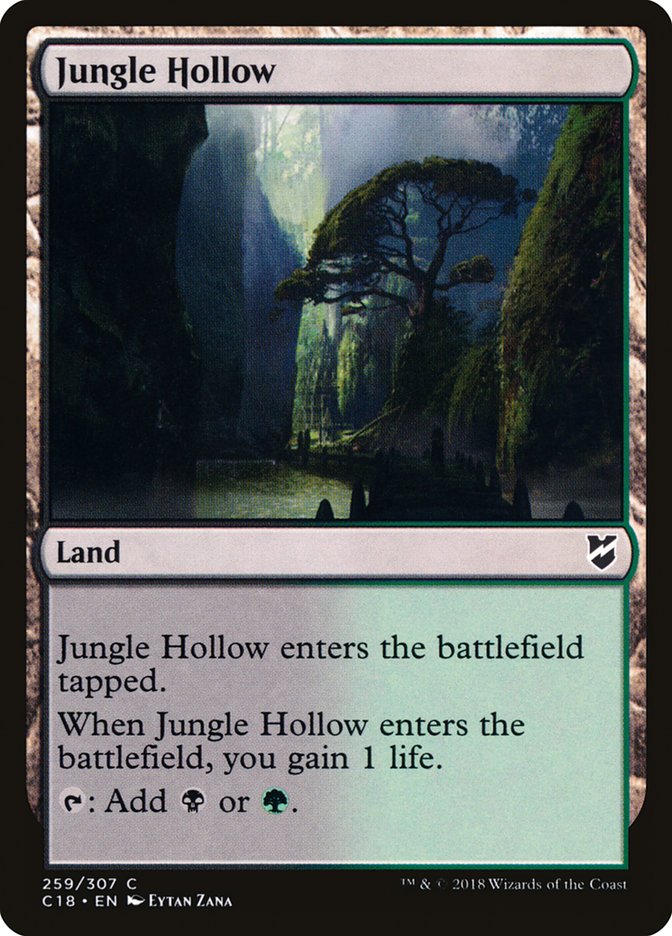 Jungle Hollow [Commander 2018] | Gaming Infinity