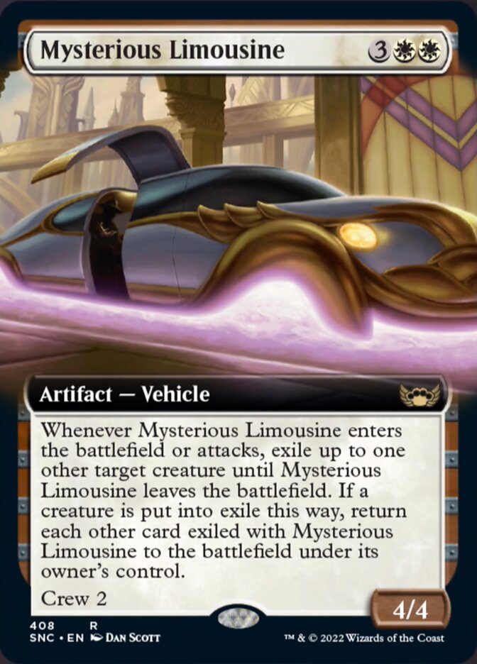 Mysterious Limousine (Extended Art) [Streets of New Capenna] | Gaming Infinity