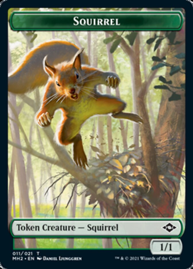 Squirrel Token // Timeless Witness Token [Modern Horizons 2 Tokens] | Gaming Infinity