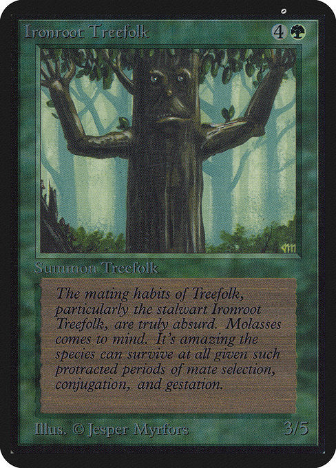 Ironroot Treefolk [Limited Edition Alpha] | Gaming Infinity