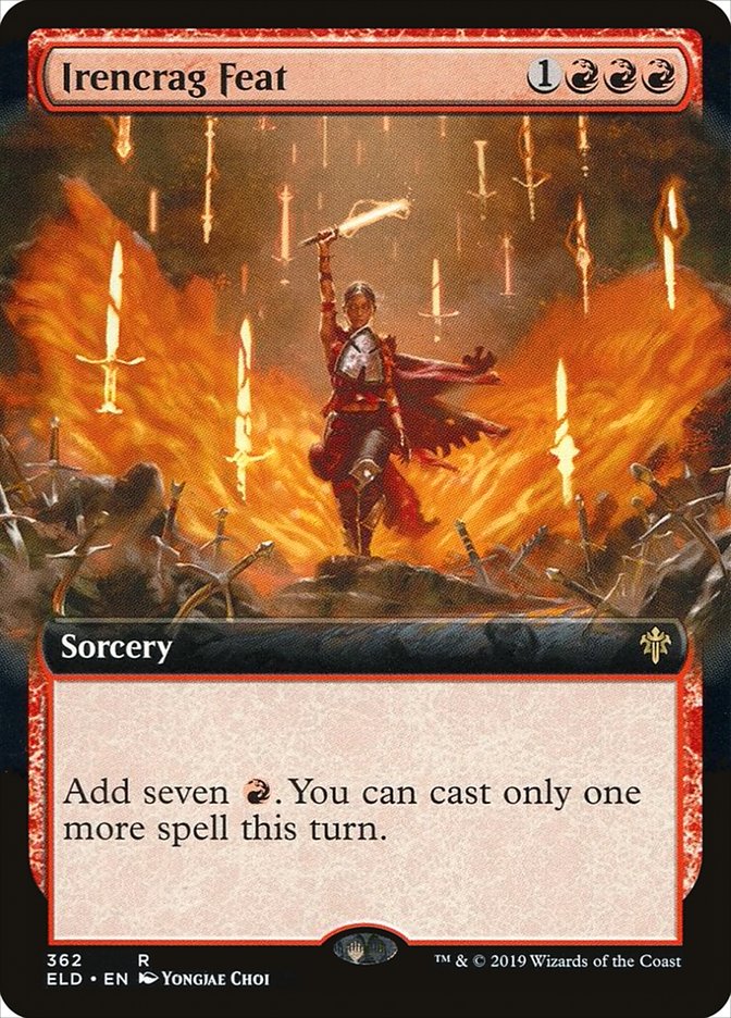 Irencrag Feat (Extended Art) [Throne of Eldraine] | Gaming Infinity