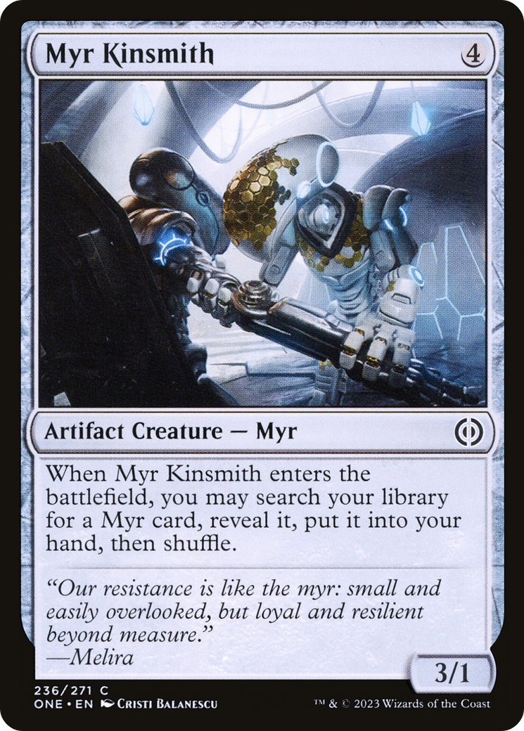 Myr Kinsmith [Phyrexia: All Will Be One] | Gaming Infinity