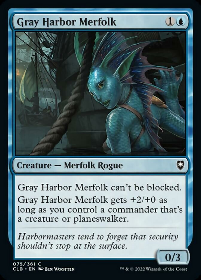 Gray Harbor Merfolk [Commander Legends: Battle for Baldur's Gate] | Gaming Infinity