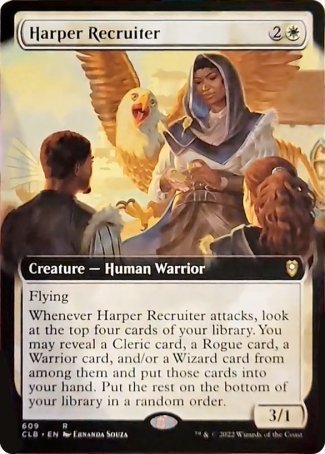 Harper Recruiter (Extended Art) [Commander Legends: Battle for Baldur's Gate] | Gaming Infinity