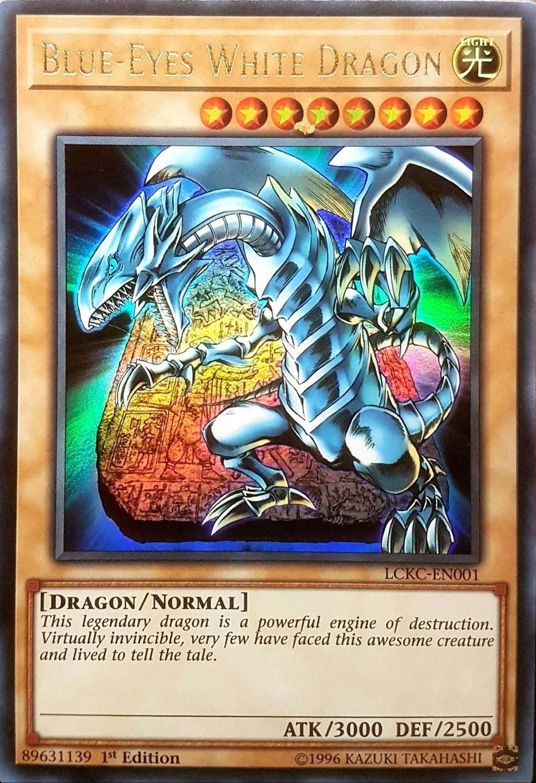 Blue-Eyes White Dragon (Version 4) [LCKC-EN001] Ultra Rare | Gaming Infinity