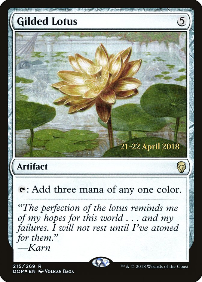 Gilded Lotus  [Dominaria Prerelease Promos] | Gaming Infinity