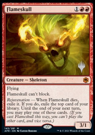 Flameskull (Promo Pack) [Dungeons & Dragons: Adventures in the Forgotten Realms Promos] | Gaming Infinity