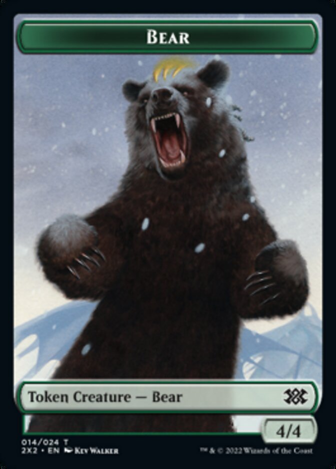 Bear // Angel Double-sided Token [Double Masters 2022 Tokens] | Gaming Infinity