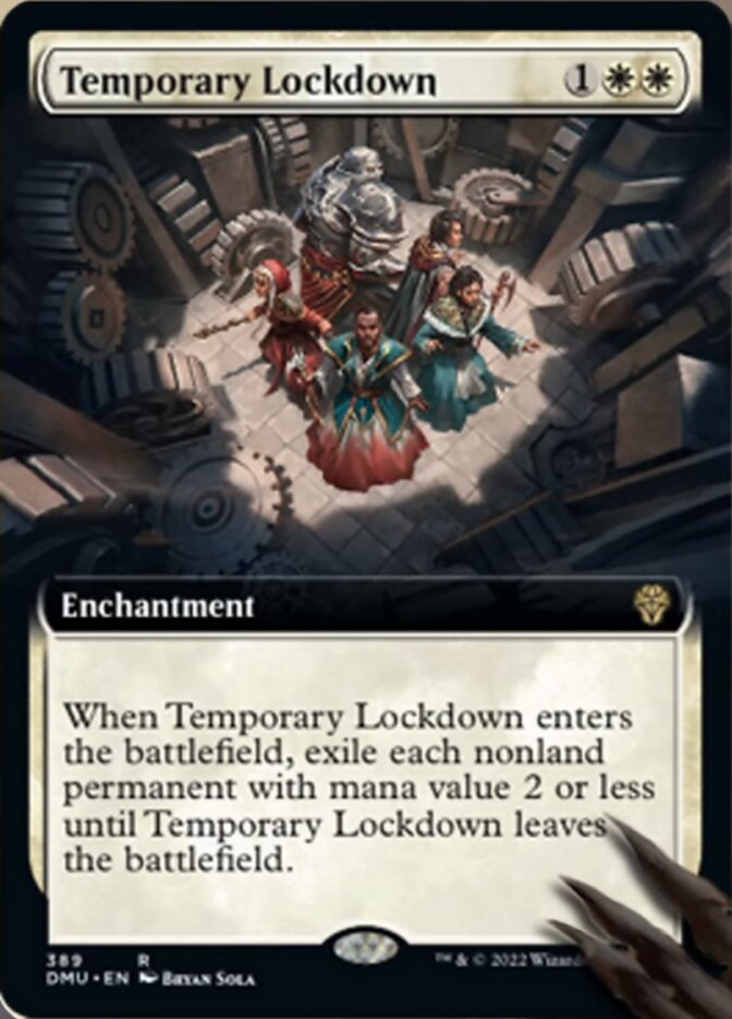 Temporary Lockdown (Extended Art) [Dominaria United] | Gaming Infinity