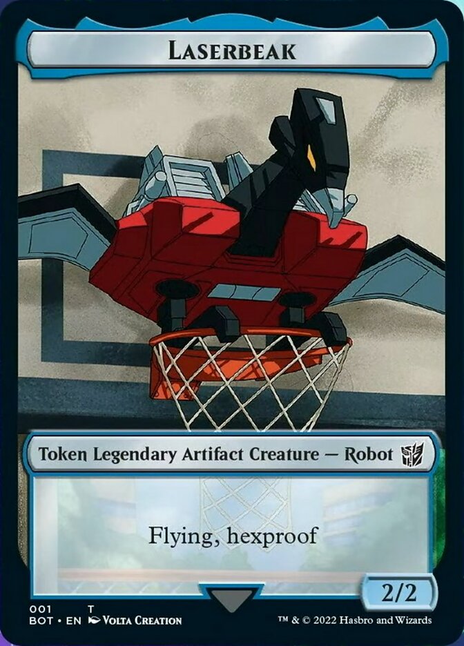 Powerstone // Laserbeak Double-Sided Token [The Brothers' War Tokens] | Gaming Infinity