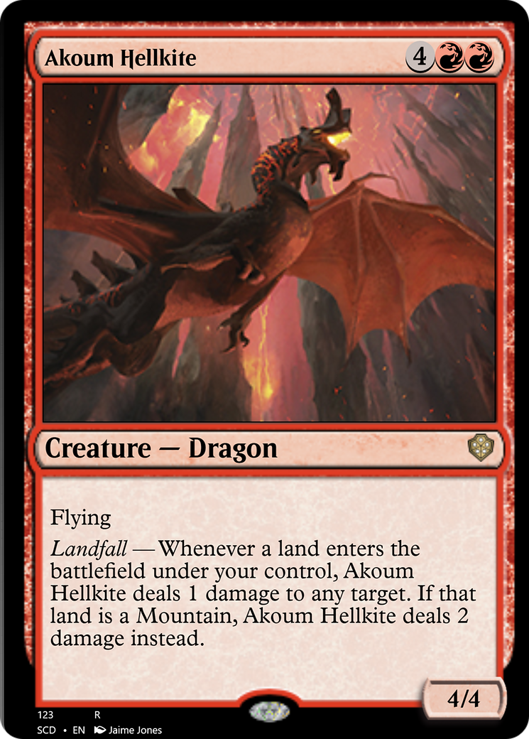 Akoum Hellkite [Starter Commander Decks] | Gaming Infinity