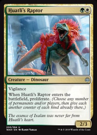 Huatli's Raptor [War of the Spark] | Gaming Infinity