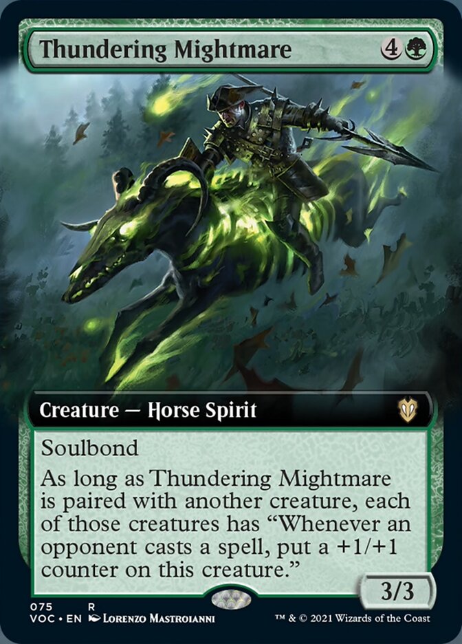 Thundering Mightmare (Extended) [Innistrad: Crimson Vow Commander] | Gaming Infinity