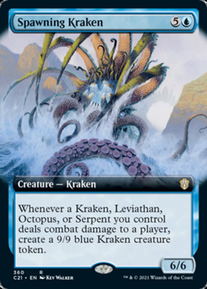 Spawning Kraken (Extended) [Commander 2021] | Gaming Infinity