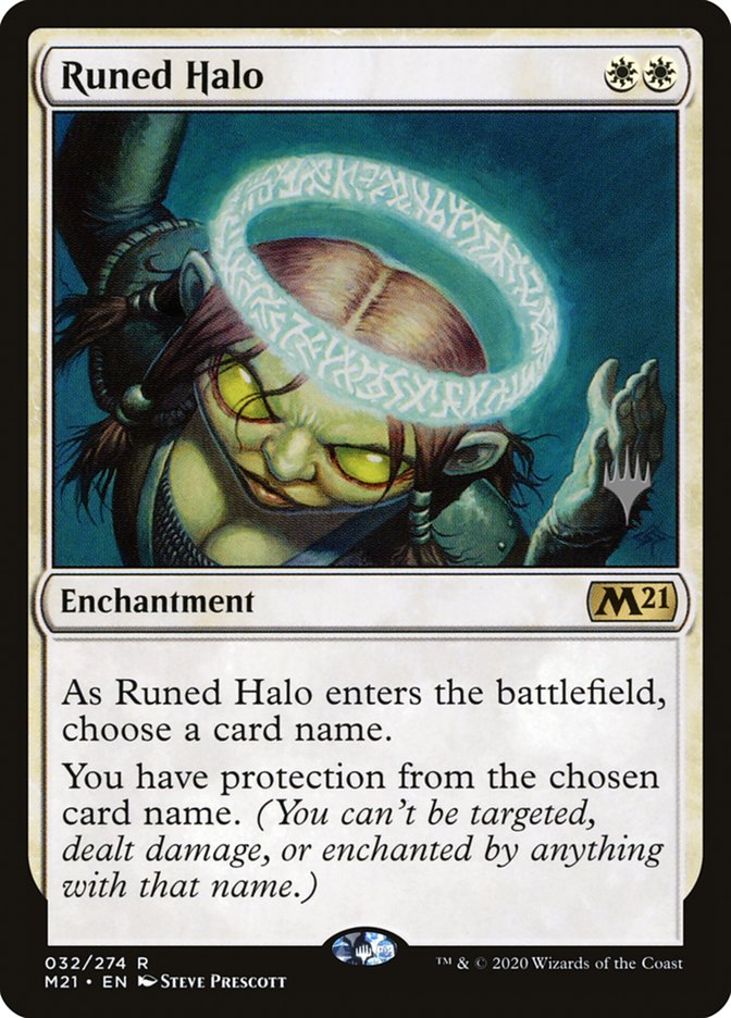 Runed Halo (Promo Pack) [Core Set 2021 Promos] | Gaming Infinity