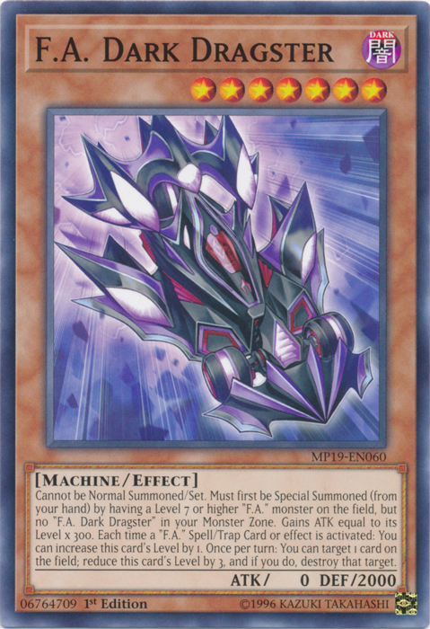 F.A. Dark Dragster [MP19-EN060] Common | Gaming Infinity