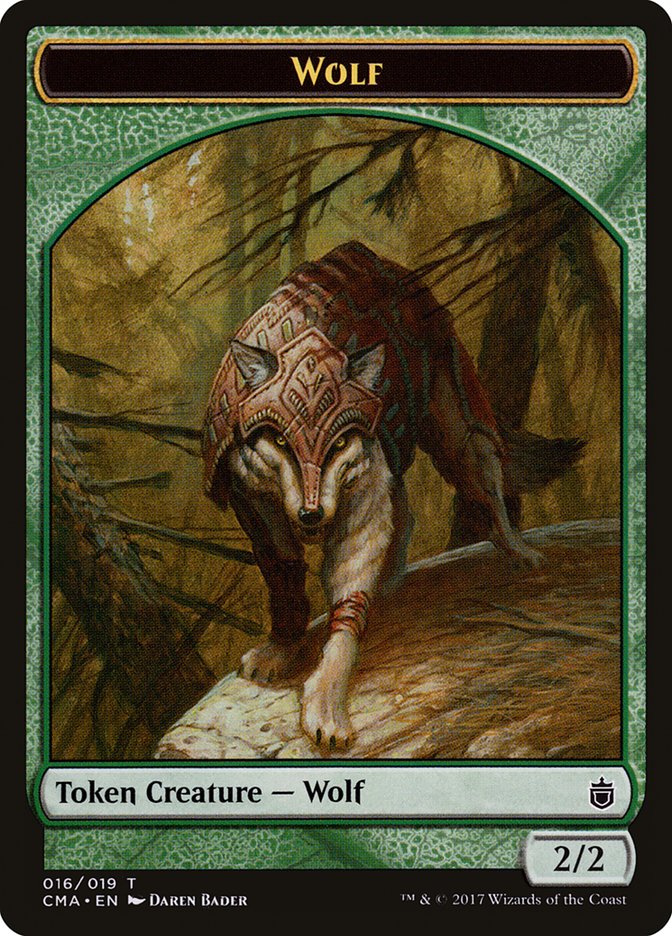 Wolf (016/019) [Commander Anthology Tokens] | Gaming Infinity