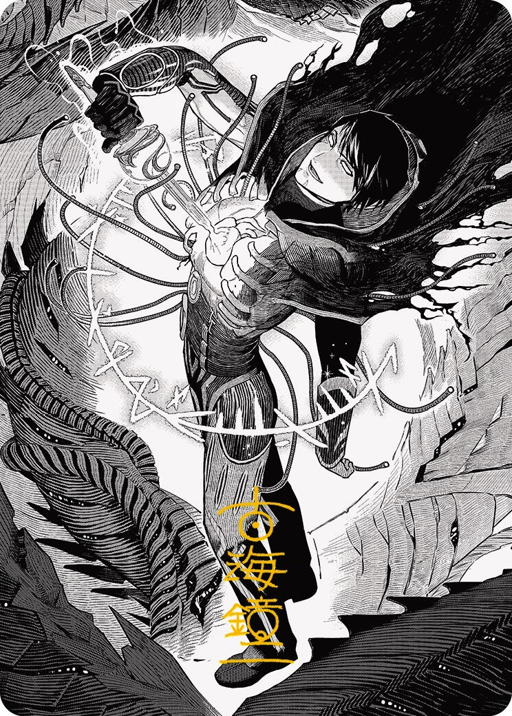 Jace, the Perfected Mind 2 Art Card (Gold-Stamped Signature) [Phyrexia: All Will Be One Art Series] | Gaming Infinity