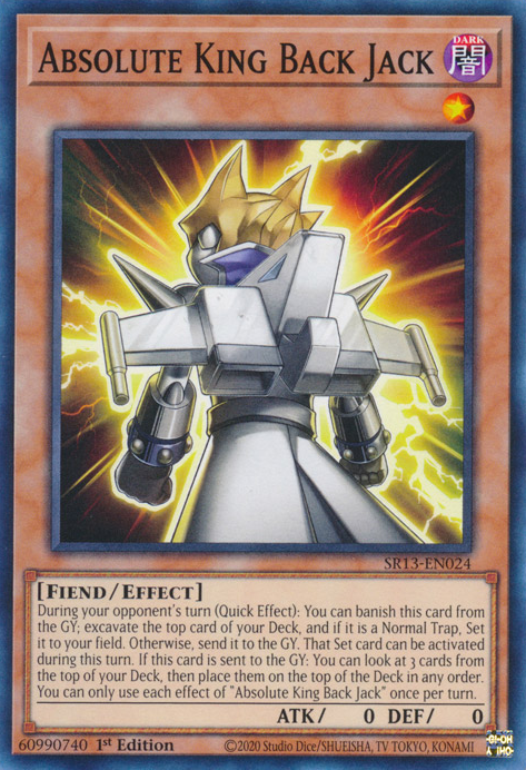 Absolute King Back Jack [SR13-EN024] Common | Gaming Infinity