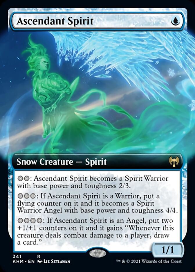 Ascendant Spirit (Extended Art) [Kaldheim] | Gaming Infinity