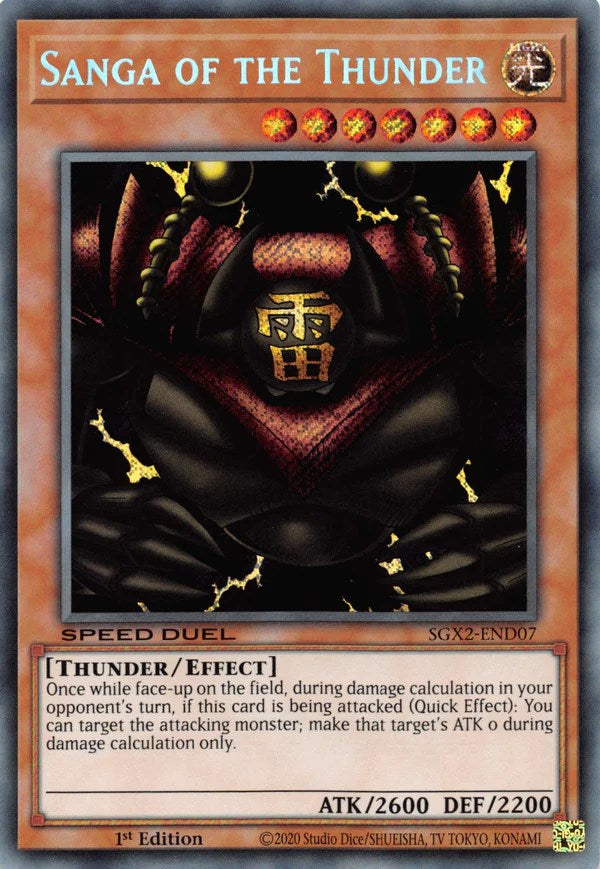 Sanga of the Thunder [SGX2-END07] Secret Rare | Gaming Infinity