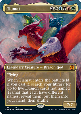 Tiamat (Extended) (Alternative art) [Dungeons & Dragons: Adventures in the Forgotten Realms] | Gaming Infinity