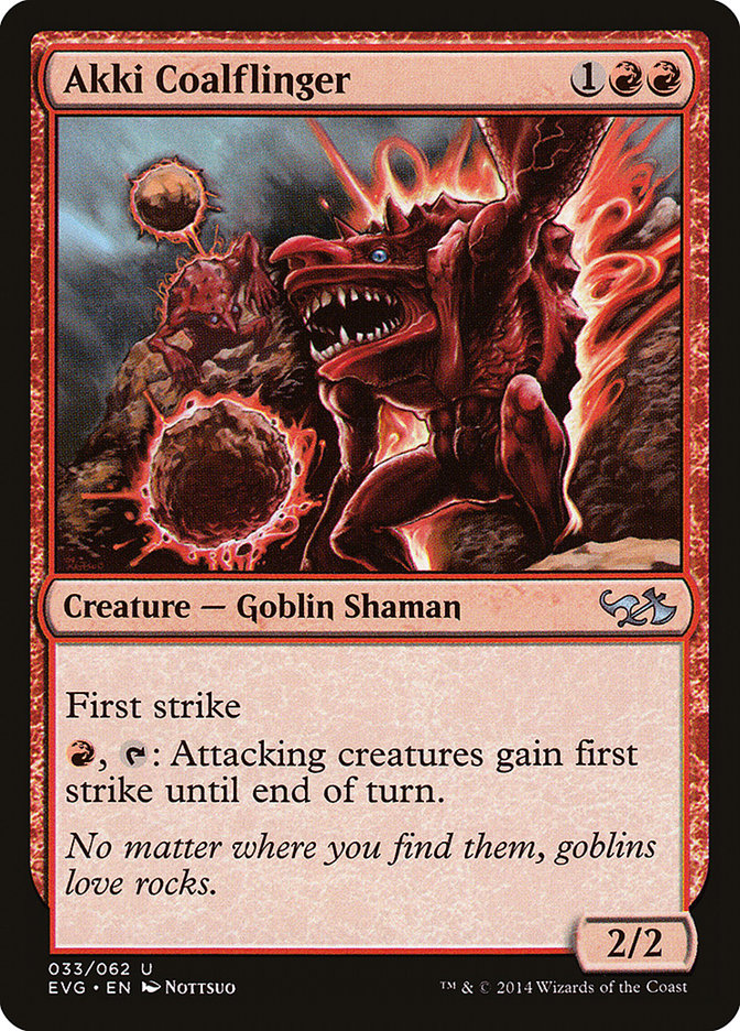 Akki Coalflinger (Elves vs. Goblins) [Duel Decks Anthology] | Gaming Infinity
