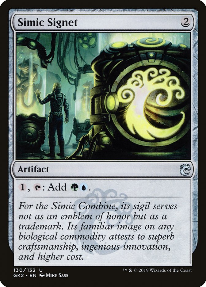 Simic Signet [Ravnica Allegiance Guild Kit] | Gaming Infinity