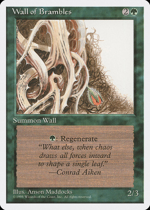 Wall of Brambles [Fourth Edition] | Gaming Infinity