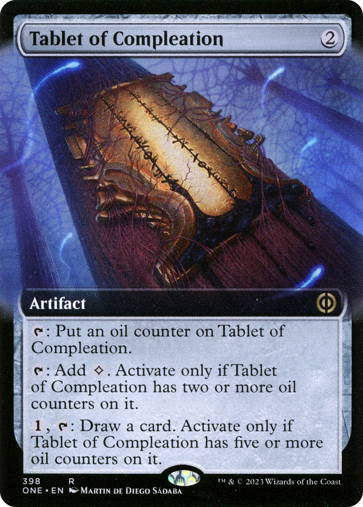 Tablet of Compleation (Extended Art) [Phyrexia: All Will Be One] | Gaming Infinity