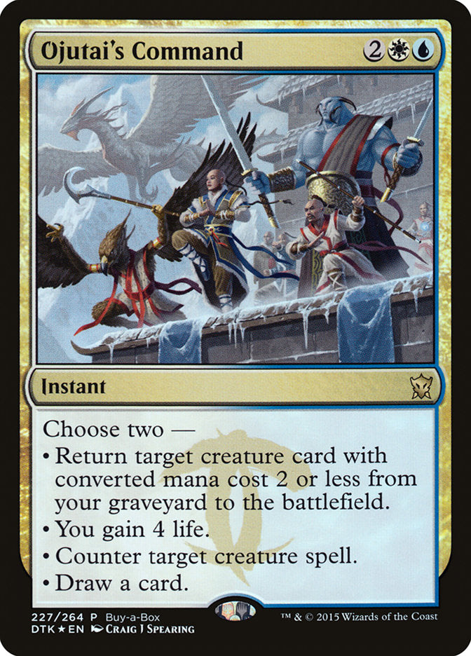 Ojutai's Command (Buy-A-Box) [Dragons of Tarkir Promos] | Gaming Infinity