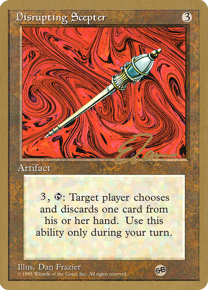 Disrupting Scepter (Eric Tam) (SB) [Pro Tour Collector Set] | Gaming Infinity