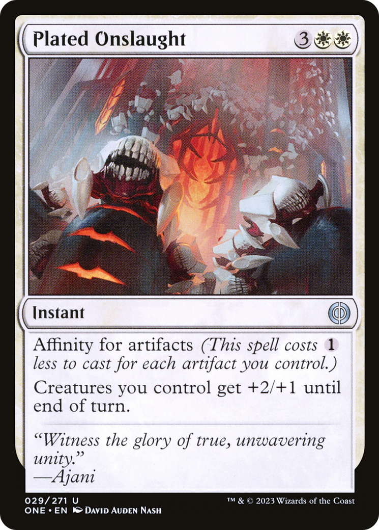 Plated Onslaught [Phyrexia: All Will Be One] | Gaming Infinity