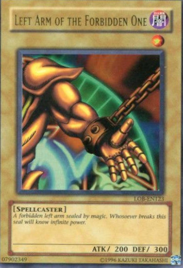 Left Arm of the Forbidden One [LOB-EN123] Ultra Rare | Gaming Infinity