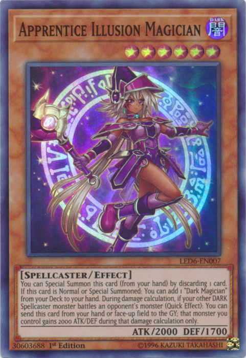 Apprentice Illusion Magician [LED6-EN007] Super Rare | Gaming Infinity