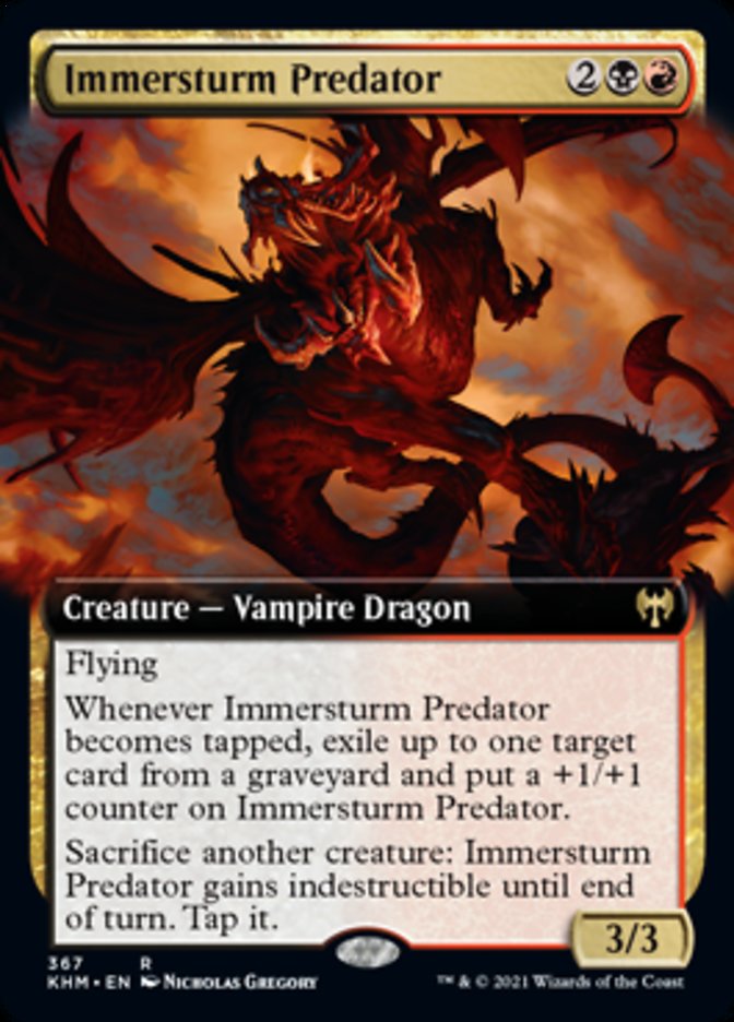 Immersturm Predator (Extended Art) [Kaldheim] | Gaming Infinity