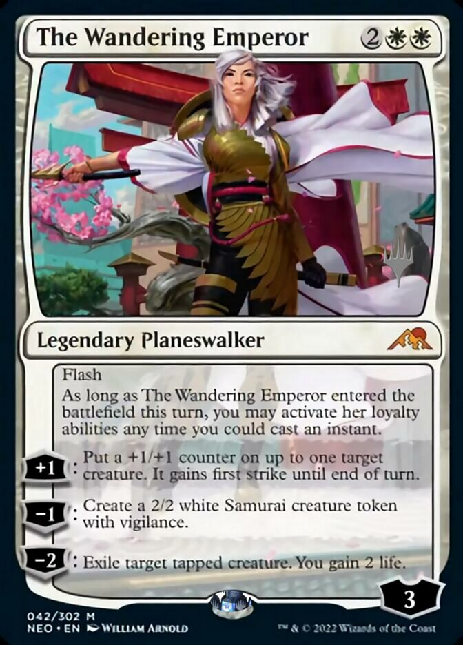 The Wandering Emperor (Promo Pack) [Kamigawa: Neon Dynasty Promos] | Gaming Infinity