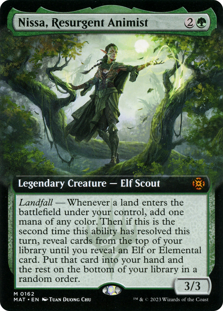 Nissa, Resurgent Animist (Extended Art) [March of the Machine: The Aftermath] | Gaming Infinity