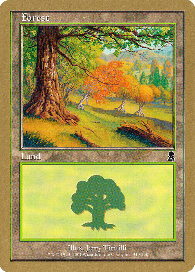 Forest (349) (Raphael Levy) [World Championship Decks 2002] | Gaming Infinity