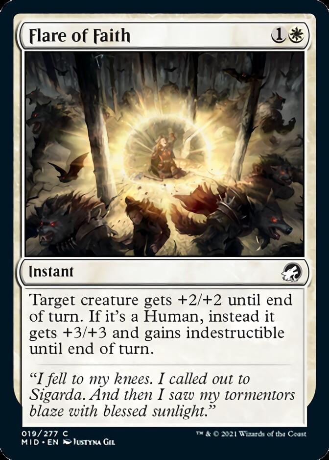 Flare of Faith [Innistrad: Midnight Hunt] | Gaming Infinity