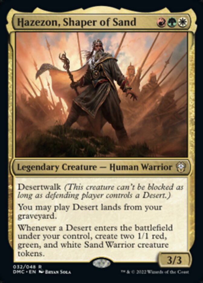 Hazezon, Shaper of Sand [Dominaria United Commander] | Gaming Infinity