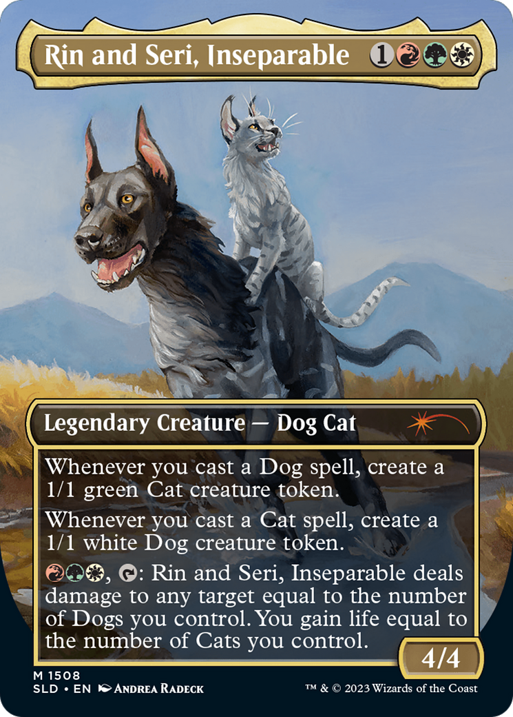 Rin and Seri, Inseparable (1508) // Rin and Seri, Inseparable [Secret Lair Commander Deck: Raining Cats and Dogs] | Gaming Infinity