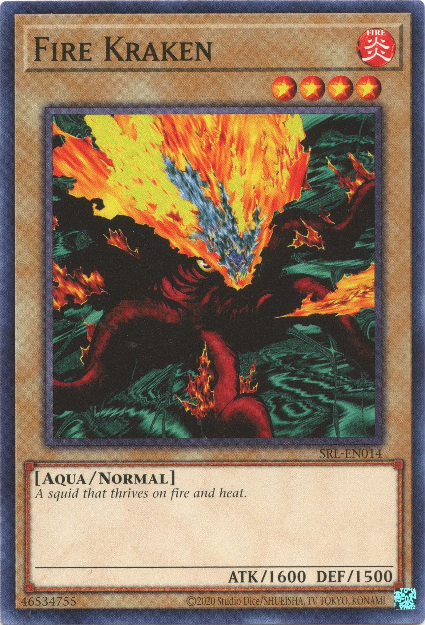 Fire Kraken (25th Anniversary) [SRL-EN014] Common | Gaming Infinity