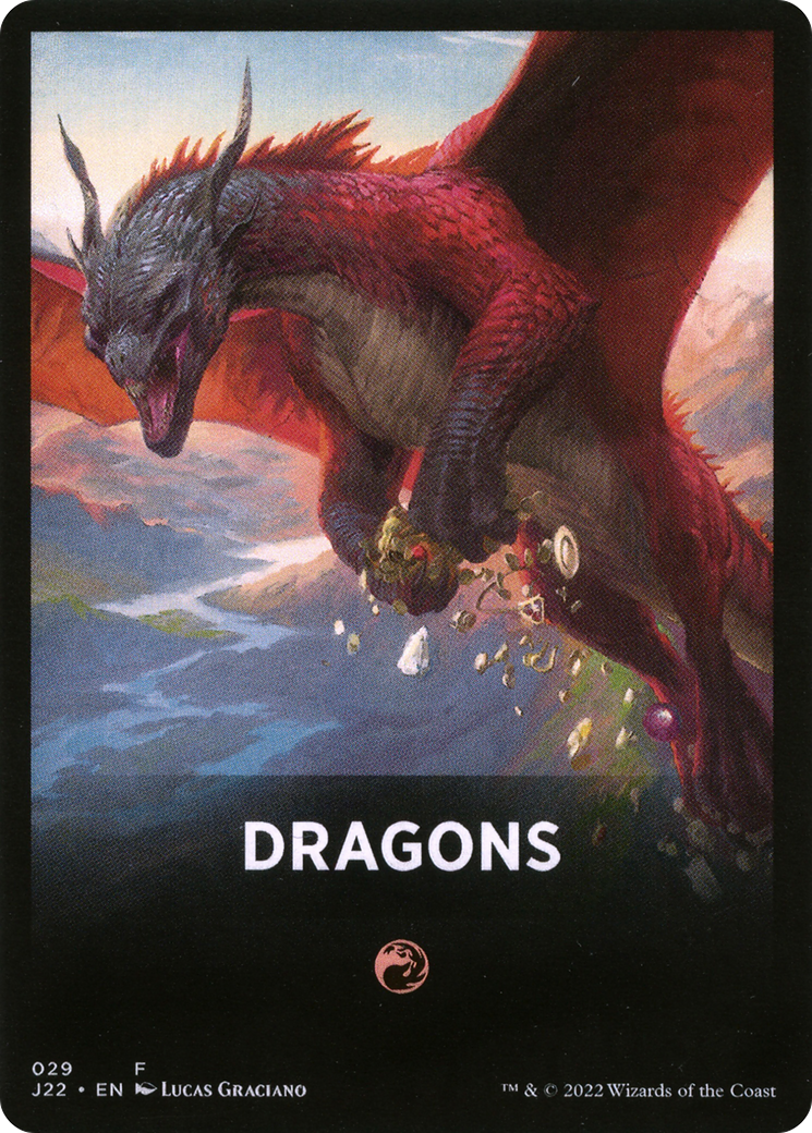 Dragons Theme Card [Jumpstart 2022 Front Cards] | Gaming Infinity