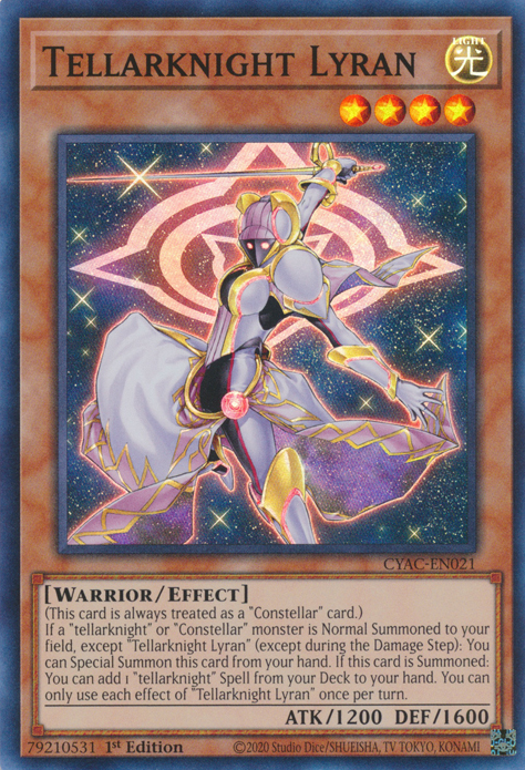 Tellarknight Lyran [CYAC-EN021] Super Rare | Gaming Infinity