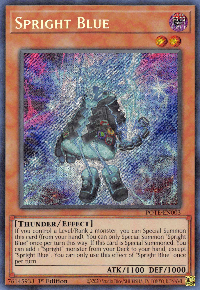 Spright Blue [POTE-EN003] Secret Rare | Gaming Infinity