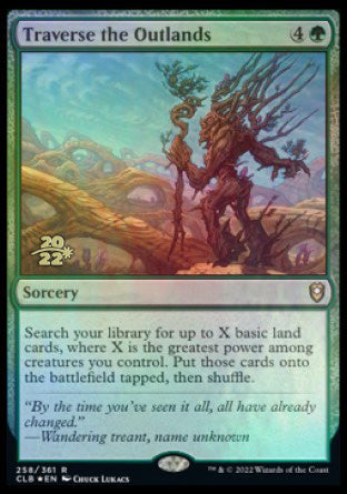 Traverse the Outlands [Commander Legends: Battle for Baldur's Gate Prerelease Promos] | Gaming Infinity