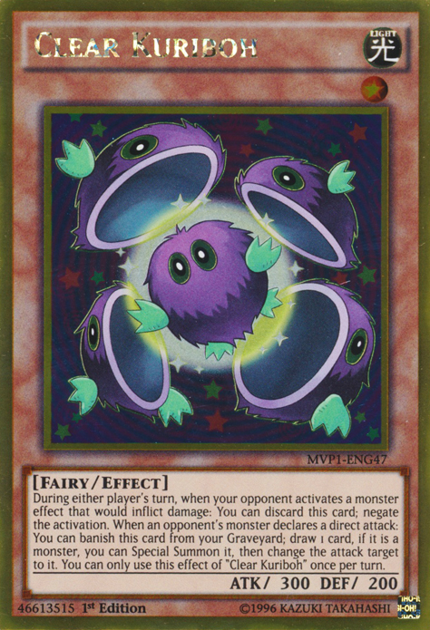 Clear Kuriboh [MVP1-ENG47] Gold Rare | Gaming Infinity