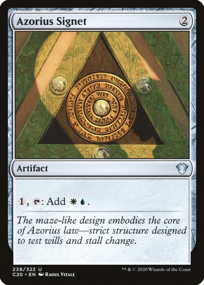 Azorius Signet [Commander 2020] | Gaming Infinity