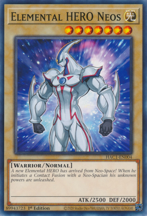 Elemental HERO Neos [HAC1-EN004] Common | Gaming Infinity